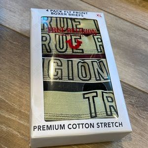 True Religion XL Fly Front Boxer Briefs 4MU178TR